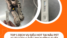 Top 1 dịch vụ siêu hot tại Nâu Pet – Điều trị bệnh đường ruột thú cưng hiệu quả
