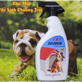 Khử mùi vệ sinh chuồng trại